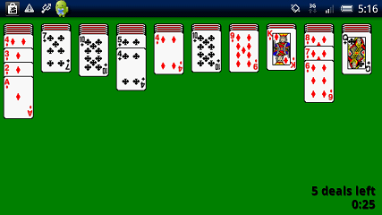 Solitaire(ソリティア) Spider画面