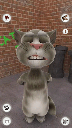 エンターテイメント系Android無料アプリケーション：Talking Tom Cat Free